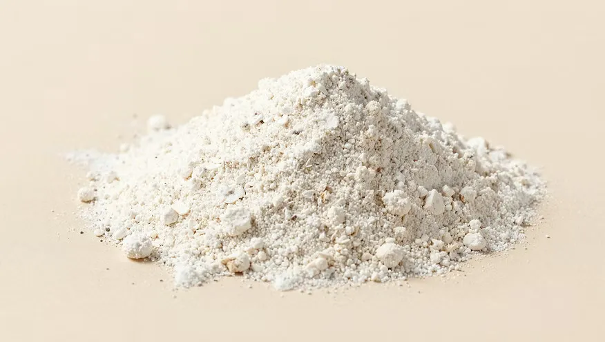 Small pile of fine white powder